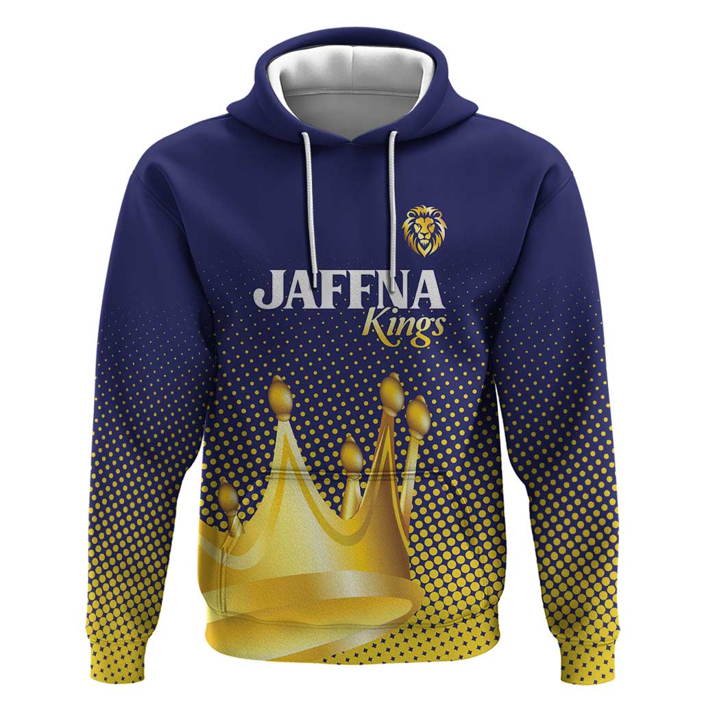 Custom Jaffna Cricket Kings Zip Hoodie The Kings Of The North - Wonder Print Shop