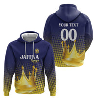 Custom Jaffna Cricket Kings Zip Hoodie The Kings Of The North - Wonder Print Shop