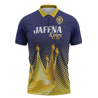 Custom Jaffna Cricket Kings Zipper Polo Shirt The Kings Of The North - Wonder Print Shop