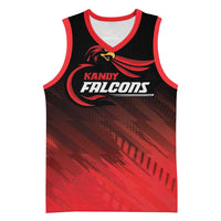 Custom Kandy Cricket Falcons Basketball Jersey Ready to Roar and Soar - Wonder Print Shop