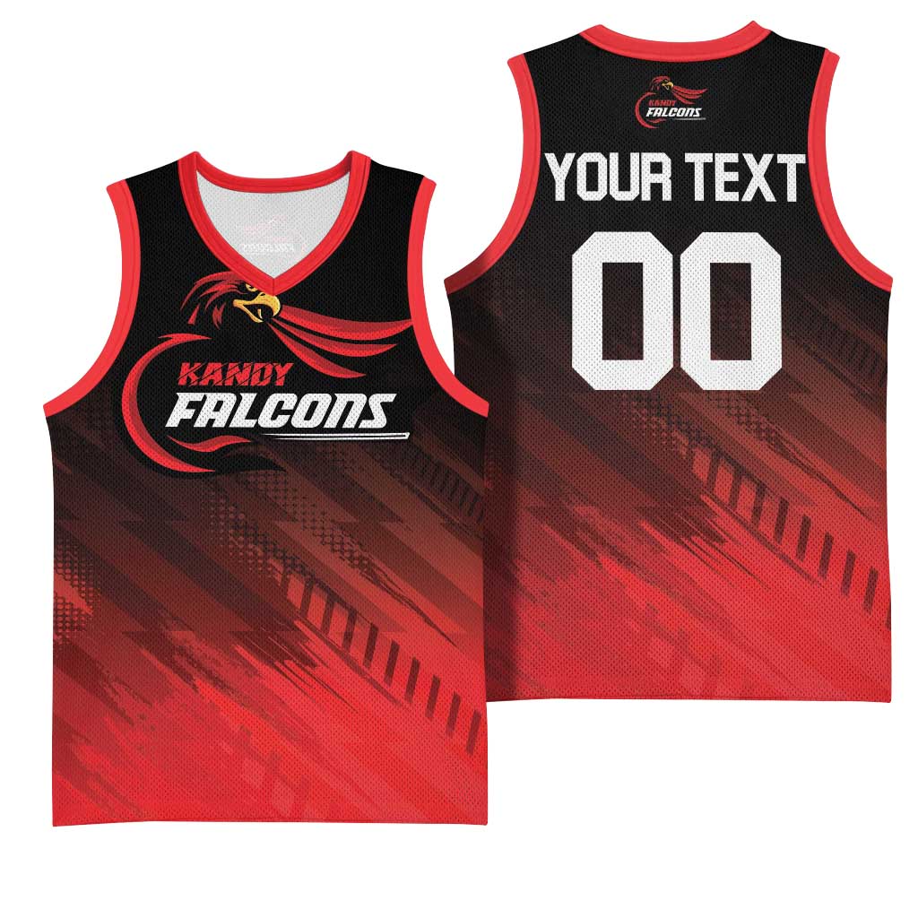Custom Kandy Cricket Falcons Basketball Jersey Ready to Roar and Soar - Wonder Print Shop
