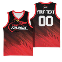 Custom Kandy Cricket Falcons Basketball Jersey Ready to Roar and Soar - Wonder Print Shop