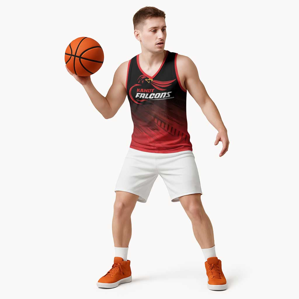 Custom Kandy Cricket Falcons Basketball Jersey Ready to Roar and Soar - Wonder Print Shop