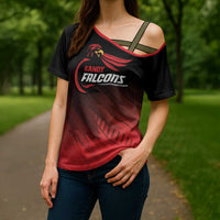 Custom Kandy Cricket Falcons Cross Shoulder Shirt Ready to Roar and Soar - Wonder Print Shop