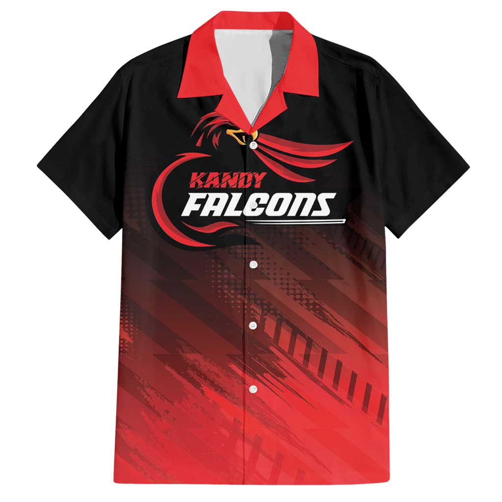 Custom Kandy Cricket Falcons Hawaiian Shirt Ready to Roar and Soar - Wonder Print Shop