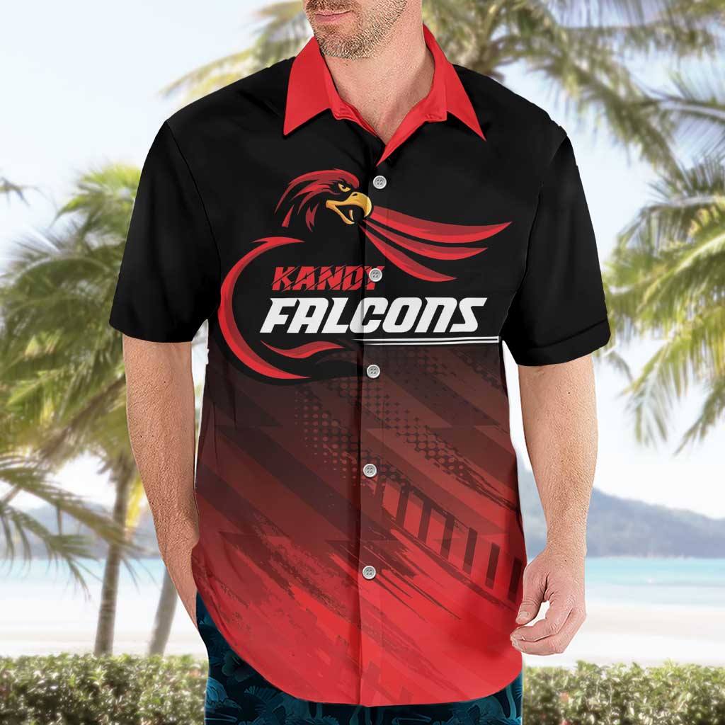 Custom Kandy Cricket Falcons Hawaiian Shirt Ready to Roar and Soar - Wonder Print Shop