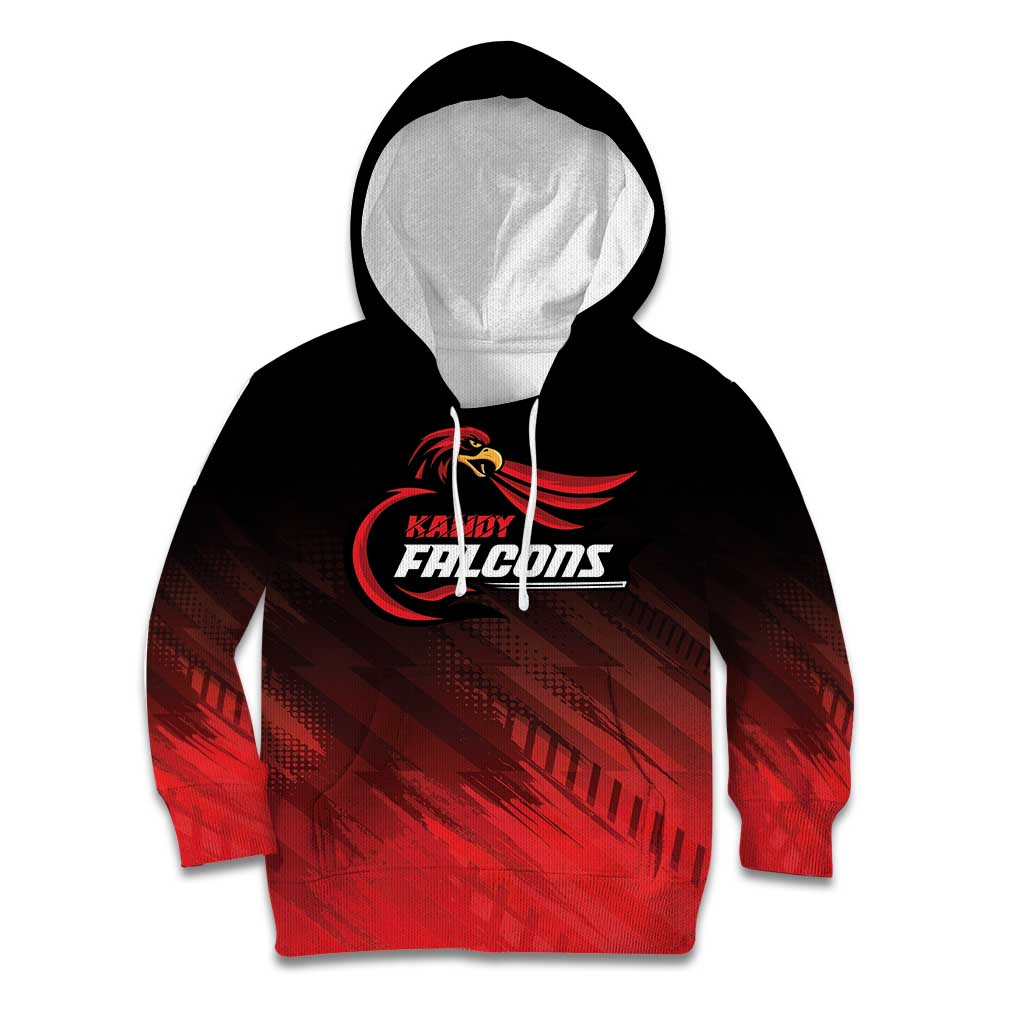 Custom Kandy Cricket Falcons Kid Hoodie Ready to Roar and Soar - Wonder Print Shop