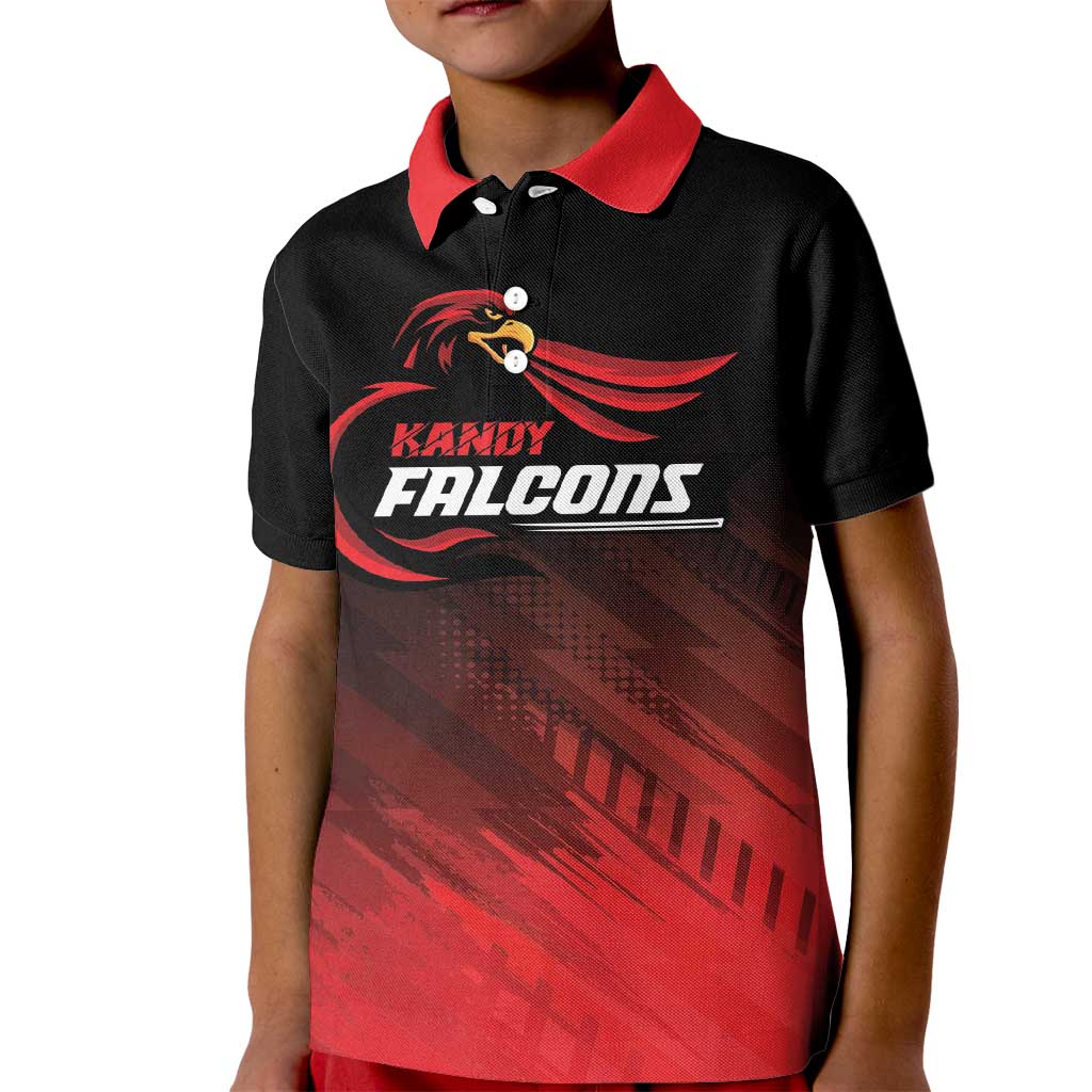 Custom Kandy Cricket Falcons Kid Polo Shirt Ready to Roar and Soar - Wonder Print Shop