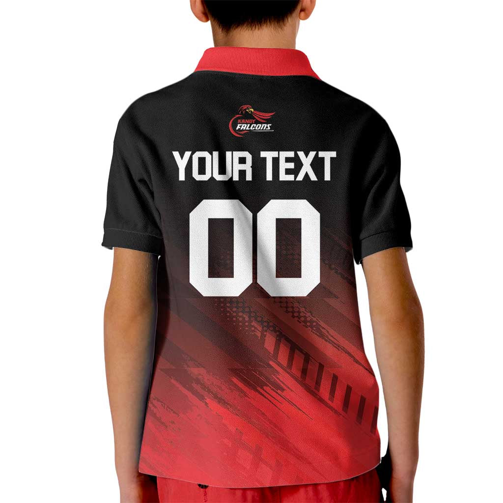Custom Kandy Cricket Falcons Kid Polo Shirt Ready to Roar and Soar - Wonder Print Shop