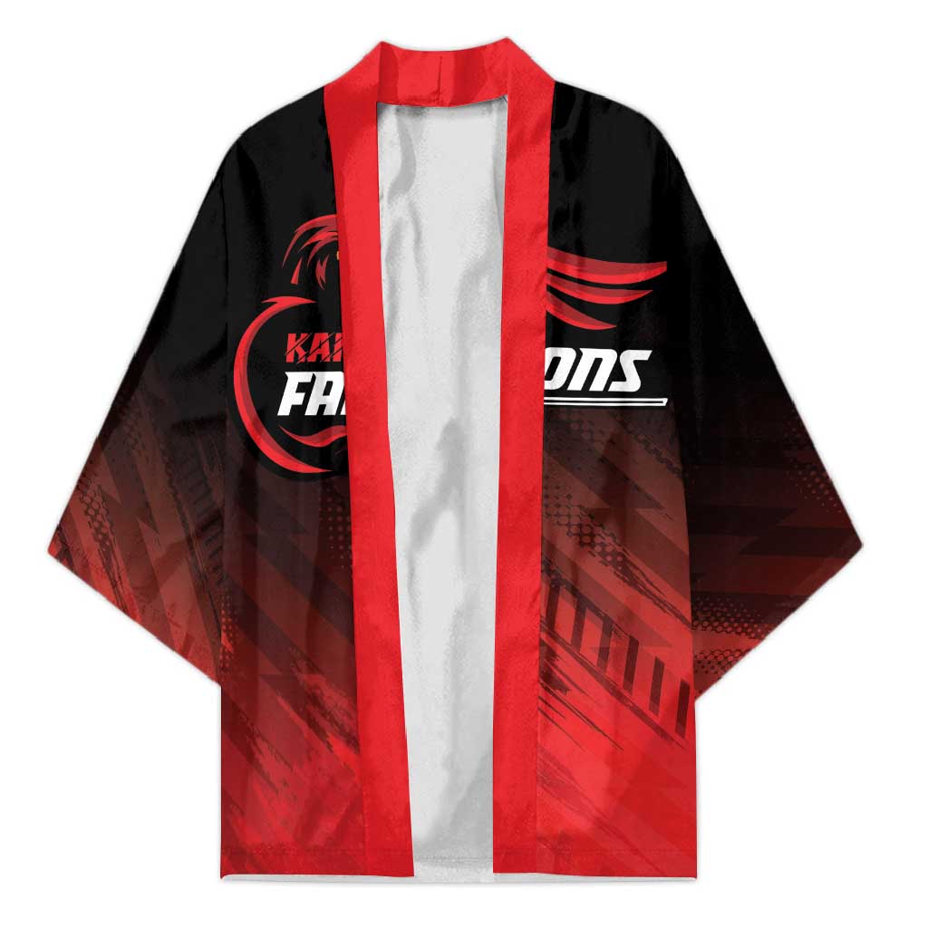 Custom Kandy Cricket Falcons Kimono Ready to Roar and Soar - Wonder Print Shop