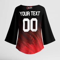 Custom Kandy Cricket Falcons Kimono Sleeve Blouse Ready to Roar and Soar - Wonder Print Shop