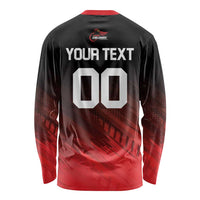 Custom Kandy Cricket Falcons Long Sleeve Shirt Ready to Roar and Soar - Wonder Print Shop