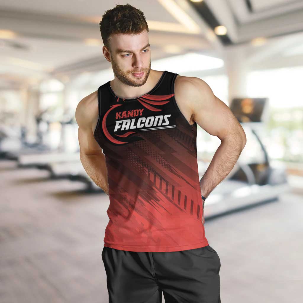 Custom Kandy Cricket Falcons Men Tank Top Ready to Roar and Soar - Wonder Print Shop
