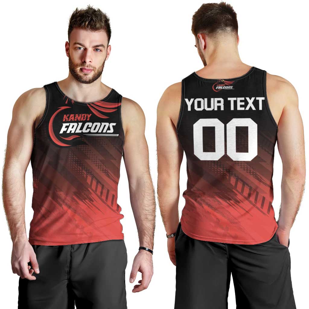 Custom Kandy Cricket Falcons Men Tank Top Ready to Roar and Soar - Wonder Print Shop