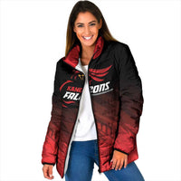 Custom Kandy Cricket Falcons Padded Jacket Ready to Roar and Soar - Wonder Print Shop