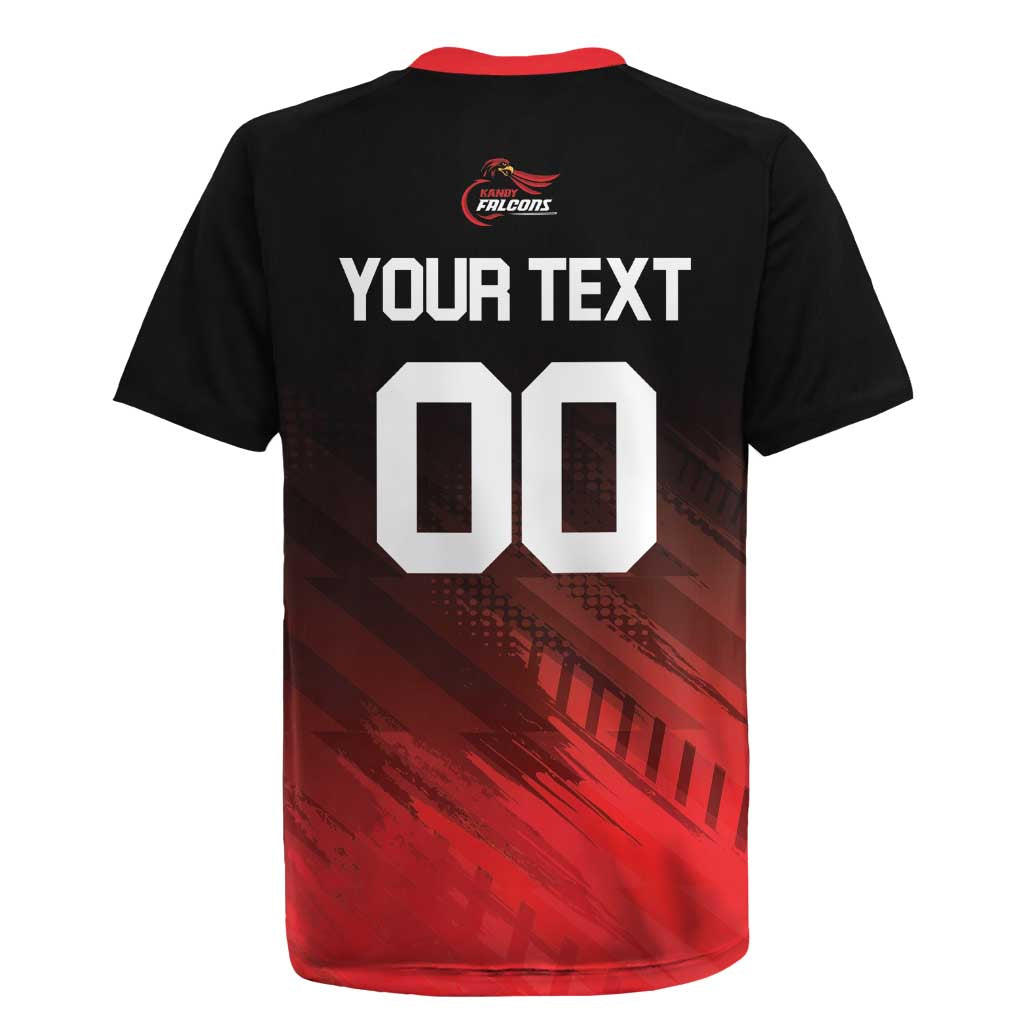 Custom Kandy Cricket Falcons Rugby Jersey Ready to Roar and Soar - Wonder Print Shop