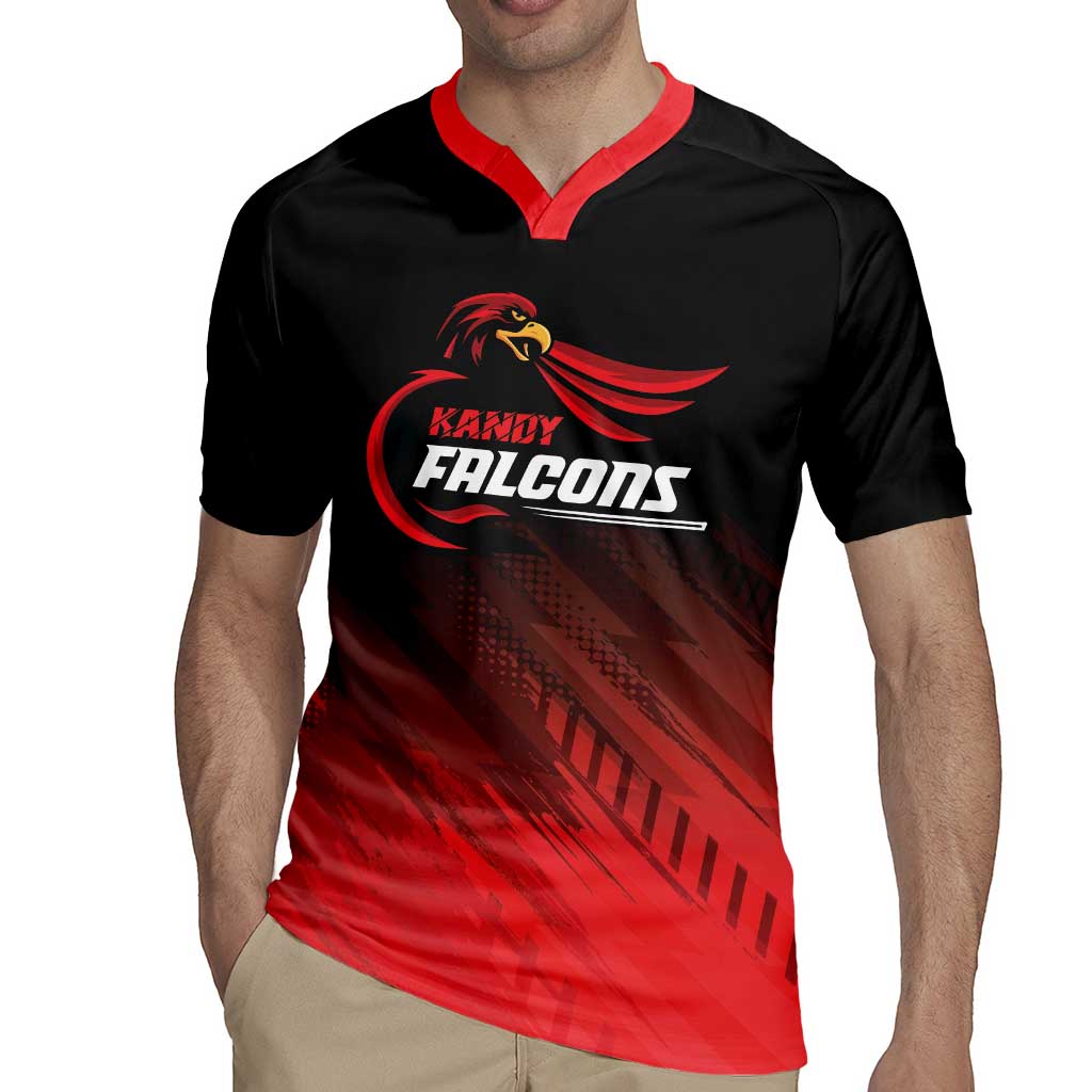 Custom Kandy Cricket Falcons Rugby Jersey Ready to Roar and Soar - Wonder Print Shop