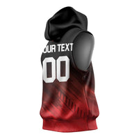 Custom Kandy Cricket Falcons Sleeveless Hoodie Ready to Roar and Soar - Wonder Print Shop