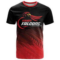 Custom Kandy Cricket Falcons T Shirt Ready to Roar and Soar - Wonder Print Shop