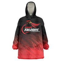 Custom Kandy Cricket Falcons Wearable Blanket Hoodie Ready to Roar and Soar - Wonder Print Shop