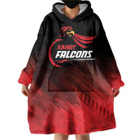 Custom Kandy Cricket Falcons Wearable Blanket Hoodie Ready to Roar and Soar - Wonder Print Shop