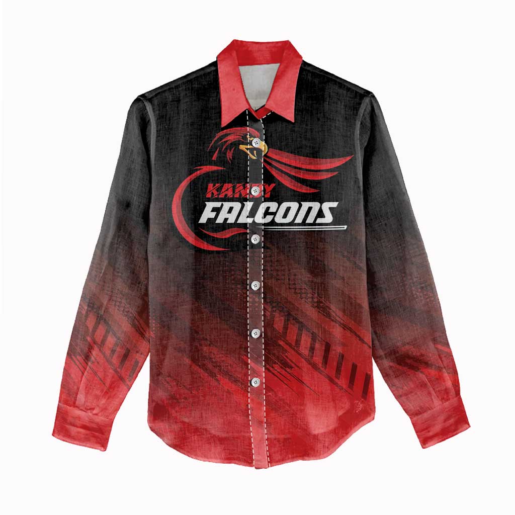 Custom Kandy Cricket Falcons Women Casual Shirt Ready to Roar and Soar - Wonder Print Shop