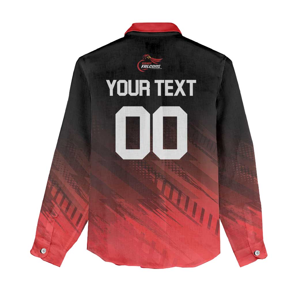 Custom Kandy Cricket Falcons Women Casual Shirt Ready to Roar and Soar - Wonder Print Shop