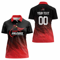 Custom Kandy Cricket Falcons Women Polo Shirt Ready to Roar and Soar - Wonder Print Shop