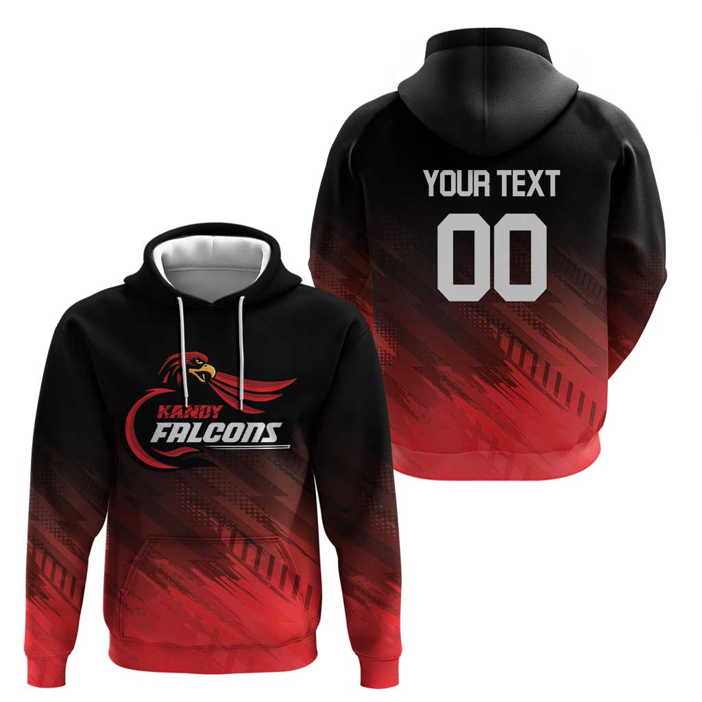 Custom Kandy Cricket Falcons Zip Hoodie Ready to Roar and Soar - Wonder Print Shop