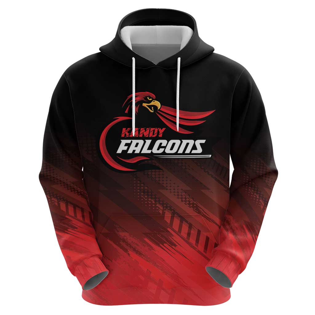 Custom Kandy Cricket Falcons Zip Hoodie Ready to Roar and Soar - Wonder Print Shop
