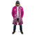 Custom New Zealand Rugby Silver Fern Cloak Aotearoa Kiwi Maori Pink Version - Wonder Print Shop