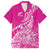 Custom New Zealand Rugby Silver Fern Hawaiian Shirt Aotearoa Kiwi Maori Pink Version - Wonder Print Shop