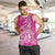 Custom New Zealand Rugby Silver Fern Men Tank Top Aotearoa Kiwi Maori Pink Version - Wonder Print Shop