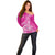 Custom New Zealand Rugby Silver Fern Off Shoulder Sweater Aotearoa Kiwi Maori Pink Version - Wonder Print Shop