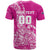 Custom New Zealand Rugby Silver Fern T Shirt Aotearoa Kiwi Maori Pink Version - Wonder Print Shop