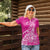 Custom New Zealand Rugby Silver Fern Women Polo Shirt Aotearoa Kiwi Maori Pink Version - Wonder Print Shop