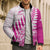 Custom New Zealand Rugby Silver Fern Bomber Puffer Jacket Aotearoa Maori Pink Version - Wonder Print Shop