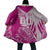 Custom New Zealand Rugby Silver Fern Cloak Aotearoa Maori Pink Version - Wonder Print Shop