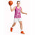 New Zealand Silver Fern Rugby All Pink Basketball Jersey Maori Tiki Player With Ta Moko Tribal - Wonder Print Shop
