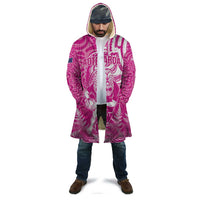 New Zealand Silver Fern Rugby All Pink Cloak Maori Tiki Player With Ta Moko Tribal - Wonder Print Shop