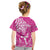 New Zealand Silver Fern Rugby All Pink Kid T Shirt Maori Tiki Player With Ta Moko Tribal - Wonder Print Shop