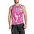 New Zealand Silver Fern Rugby All Pink Men Tank Top Maori Tiki Player With Ta Moko Tribal - Wonder Print Shop