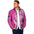 New Zealand Silver Fern Rugby All Pink Padded Jacket Maori Tiki Player With Ta Moko Tribal - Wonder Print Shop
