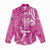New Zealand Silver Fern Rugby All Pink Women Casual Shirt Maori Tiki Player With Ta Moko Tribal - Wonder Print Shop