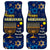 Hanukkah Festival Car Mats Eight Nights Menorah Dreidel - Wonder Print Shop