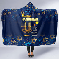 personalised-hanukkah-festival-hooded-blanket-eight-nights-menorah-dreidel