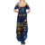 Personalised Hanukkah Festival Summer Maxi Dress Eight Nights Menorah Dreidel - Wonder Print Shop