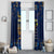 Hanukkah Festival Window Curtain Eight Nights Menorah Dreidel - Wonder Print Shop