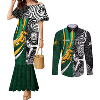 custom-new-zealand-and-south-africa-rugby-couples-matching-mermaid-dress-and-long-sleeve-button-shirt-silver-fern-protea-pattern-world-cup-2023