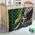 Custom New Zealand and South Africa Rugby Quilt Silver Fern Protea Pattern World Cup 2023 - Wonder Print Shop
